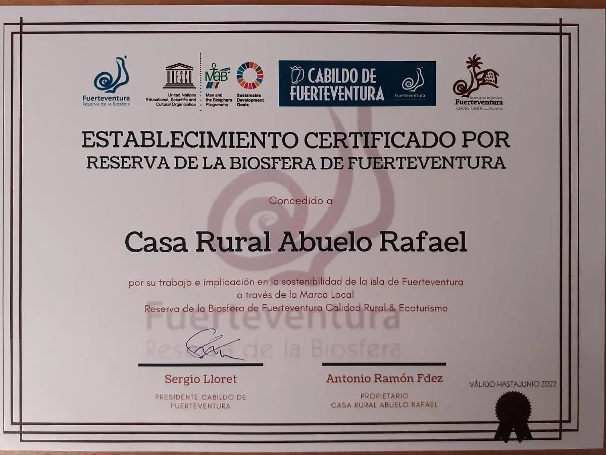 Country house Casa Abuelo Rafael Guest House Llanos de la Concepcion